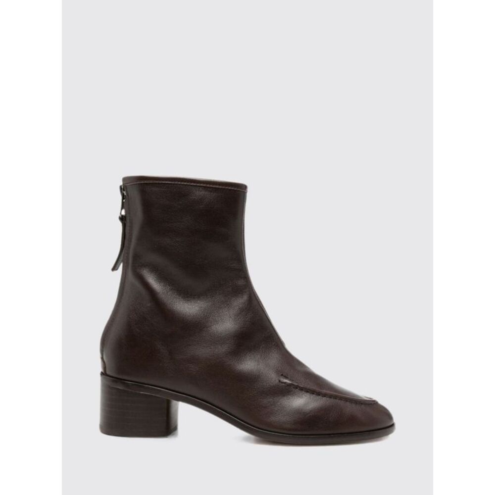 Hereu Women Juliol Smooth Calfskin Ankle Boots Hereu With Round Toe